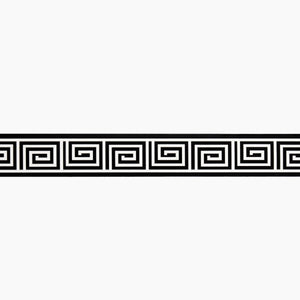 Adonis Black Wallpaper Border