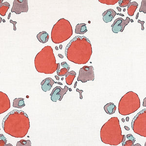 Alvin Papaya Linen Fabric