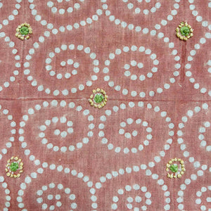 Anushka Pink Blush Embroidered Fabric