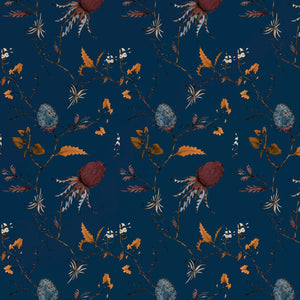 Artichoke Vine Midnight Wallpaper