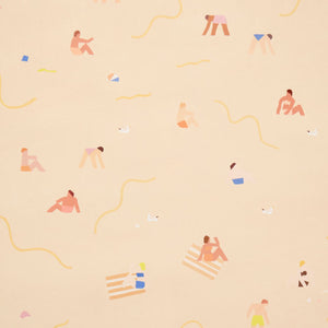 Beach Peeps Sand Wallpaper