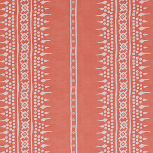 Bela Stripe Coral Wallpaper