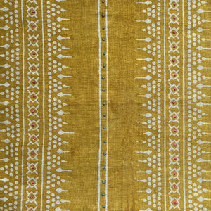Bela Stripe Gold Embroidered Fabric