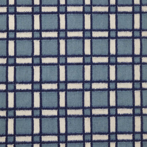 Boxy Flatweave Blue Rug
