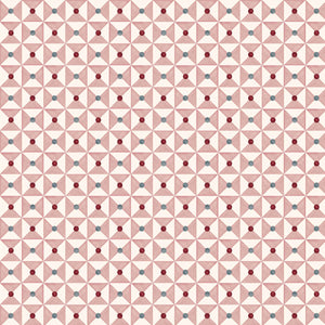 Broken Dishes Mulberry Pink Wallpaper