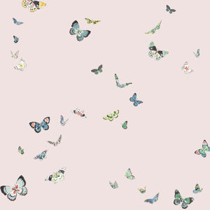 Butterflies Pink Wallpaper