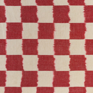 Checkerboard Raspberry Fabric