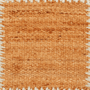 Embroidery Border Natural Rug