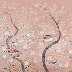 Fauna Blush Mural Wallpaper