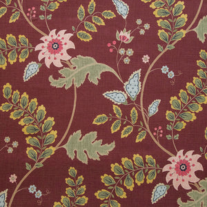Floral Trail Raspberry Fabric
