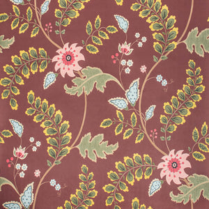 Floral Trail Raspberry Wallpaper