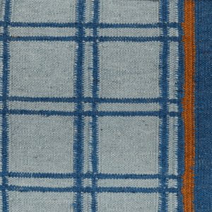 Gigi Grid Blue Rug