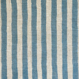 Ida Stripe Denim Blue Fabric