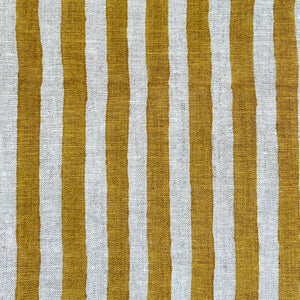Ida Stripe Gold Fabric