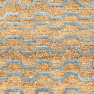 Knobby Stripe Denim Rug