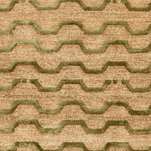 Knobby Stripe Green Rug