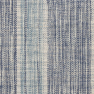 Linen Stripe Navy/Denim Rug