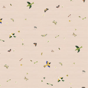 Little Wing Shell Grasscloth Wallpaper