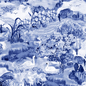 Meadow Delftware Wallpaper