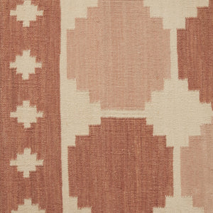 Painted Floors Brick Rose Rug