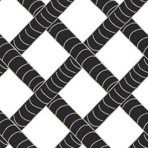 Park Black Grasscloth Wallpaper