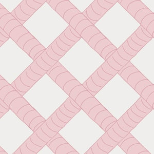 Park Blush Grasscloth Wallpaper