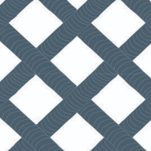Park Navy Grasscloth Wallpaper