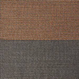 Sinabe Stripe Rust/Charcoal on Black Rug