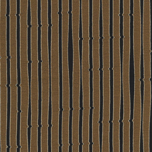 Snag Stripe Brown Fabric