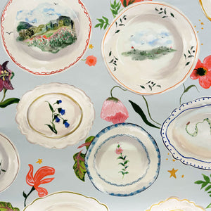 Tablescape Mint Wallpaper
