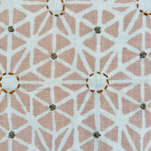 Taraka Dusty Pink Embroidered Fabric