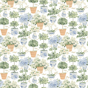 Terrace White Wallpaper