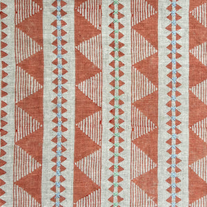 Una Coral Embroidered Fabric