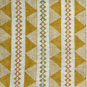 Una Gold Embroidered Fabric