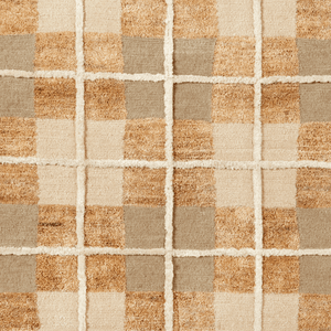 Vintage Plaid Vanilla Rug