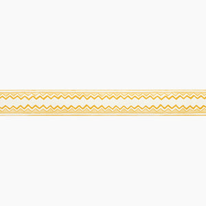 Zig Zag Stripe Mustard Wallpaper Border
