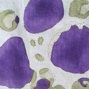 Alvin Purple Linen Fabric