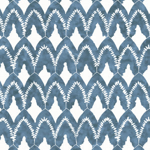 Arrowhead Relief Indigo Fabric