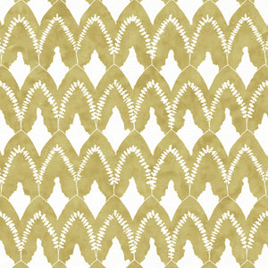Arrowhead Relief Ochre Fabric