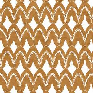 Arrowhead Relief Terracotta Fabric