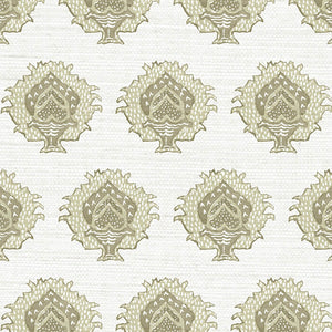Artichoke Dune Grasscloth Wallpaper