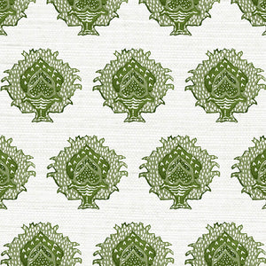 Artichoke Greenhouse Grasscloth Wallpaper