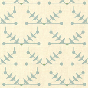 Atomic Trellis Light Blue Fabric