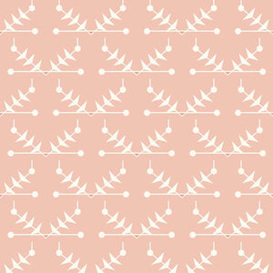 Atomic Trellis Pink Wallpaper