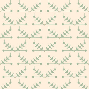 Atomic Trellis Soft Sage Wallpaper