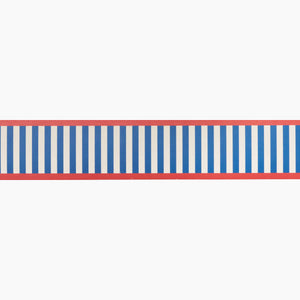 Audrey Blue/Red Wallpaper Border