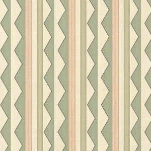 Bloomsbury Stripes Soft Sage Green Fabric