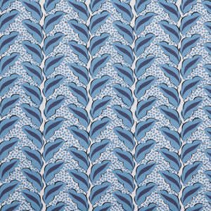 Cassis Prussian Blue Outdoor Fabric