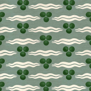 Chintamani Antique Green Fabric