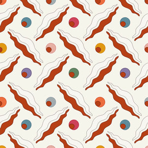 Chintamani Trellis Rusty Orange Wallpaper